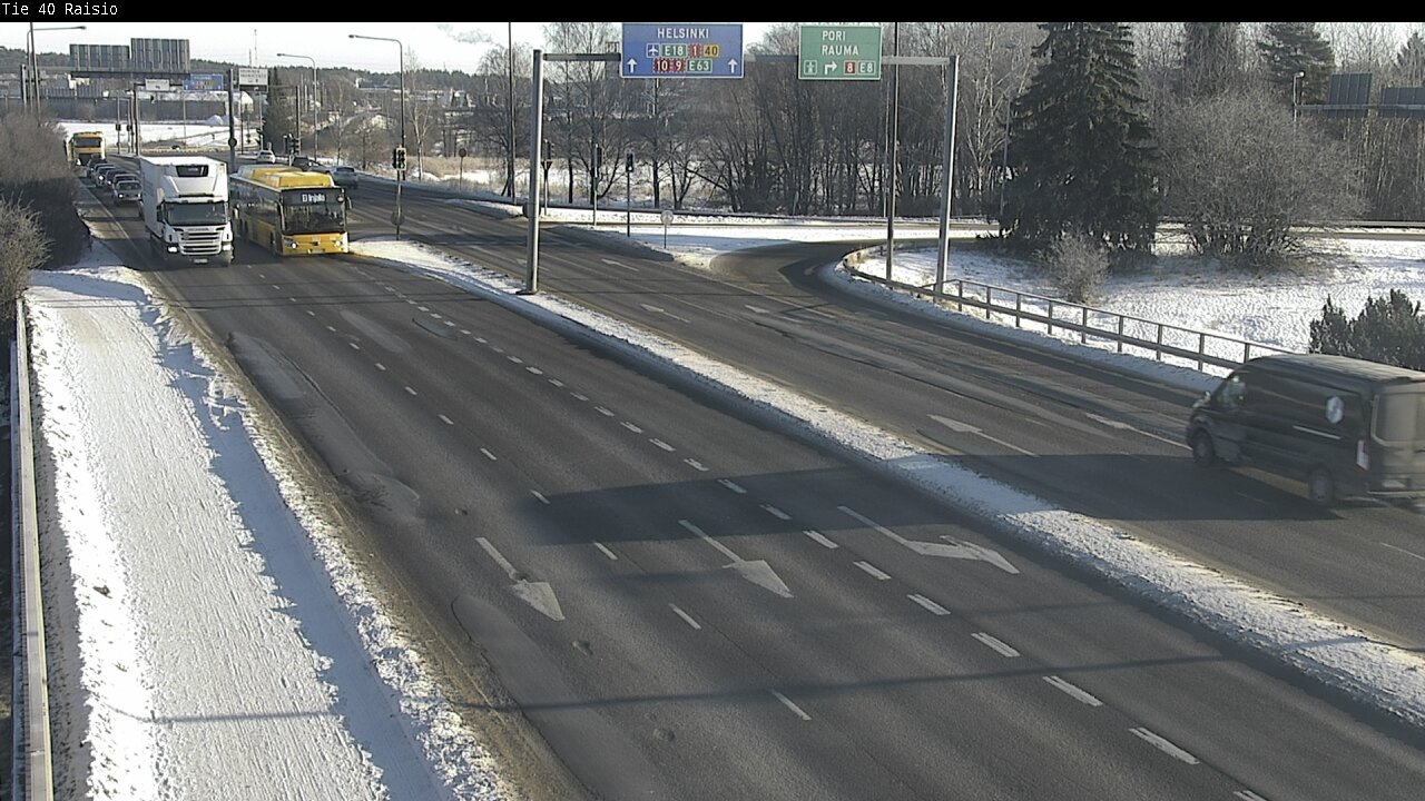 Weather Camera Image Road 40 Raisio, Raisio, Varsinais-Suomi