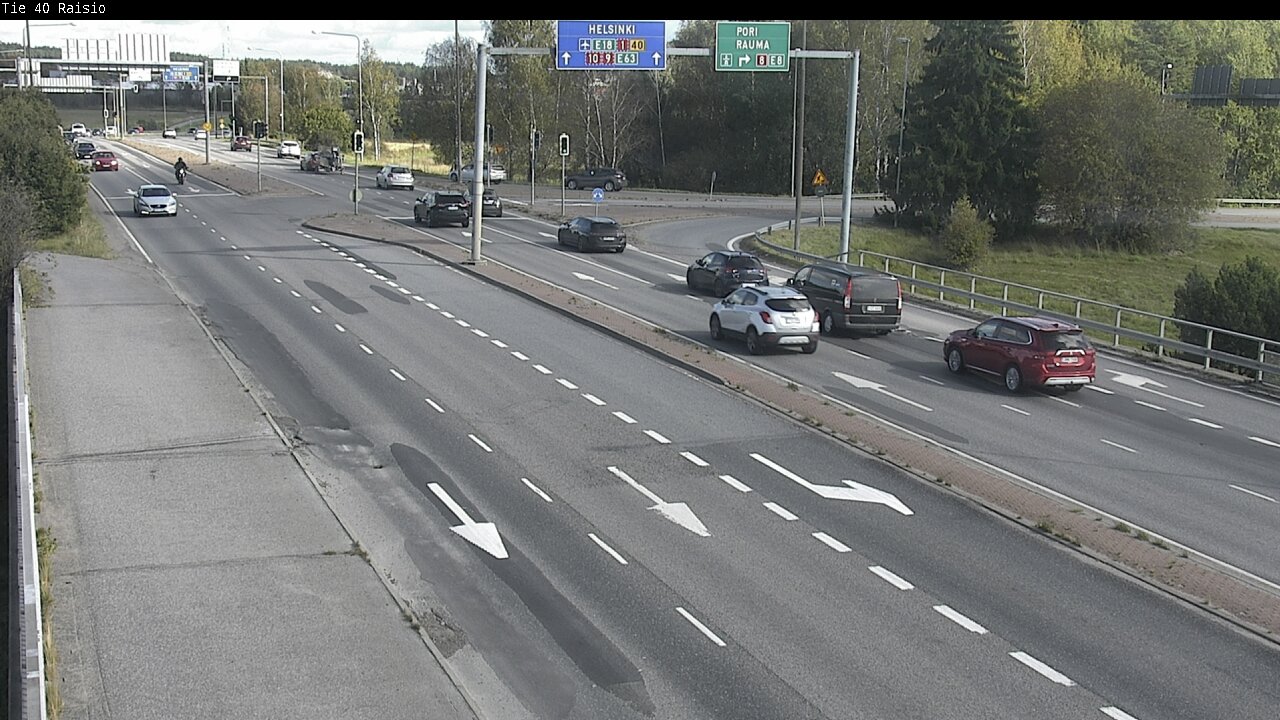 Weather Camera Image Väg 40 Reso, Raisio, Varsinais-Suomi