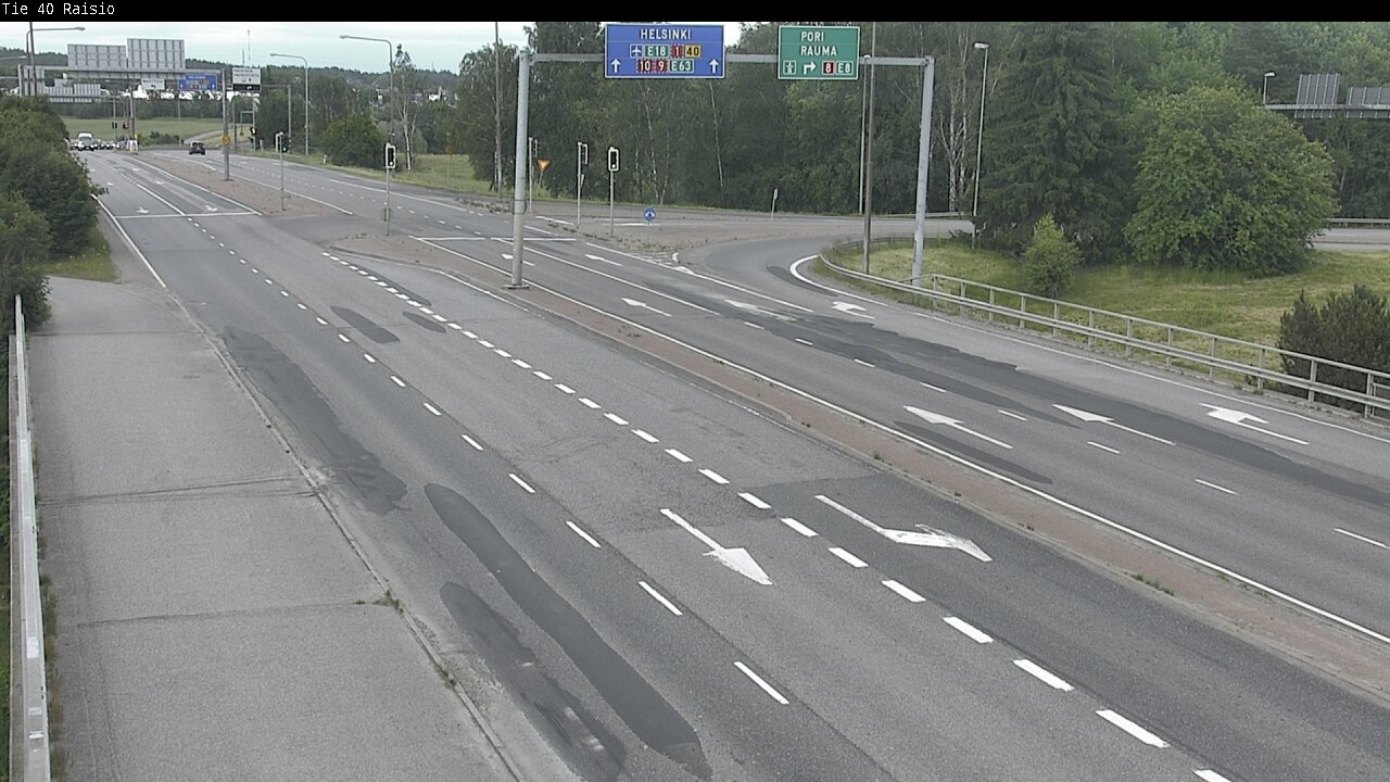 Weather Camera Image Road 40 Raisio, Raisio, Varsinais-Suomi