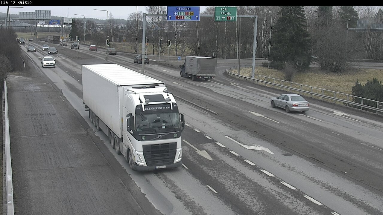 Weather Camera Image Väg 40 Reso, Raisio, Varsinais-Suomi