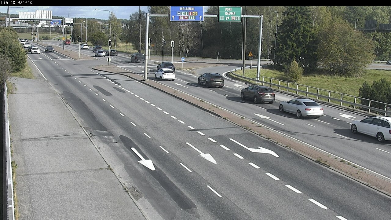 Weather Camera Image Väg 40 Reso, Raisio, Varsinais-Suomi