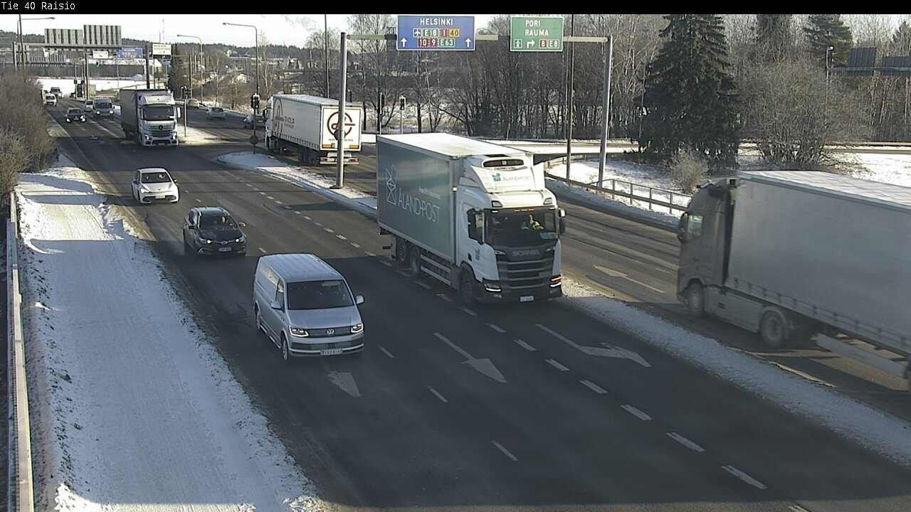Weather Camera Image Road 40 Raisio, Raisio, Varsinais-Suomi