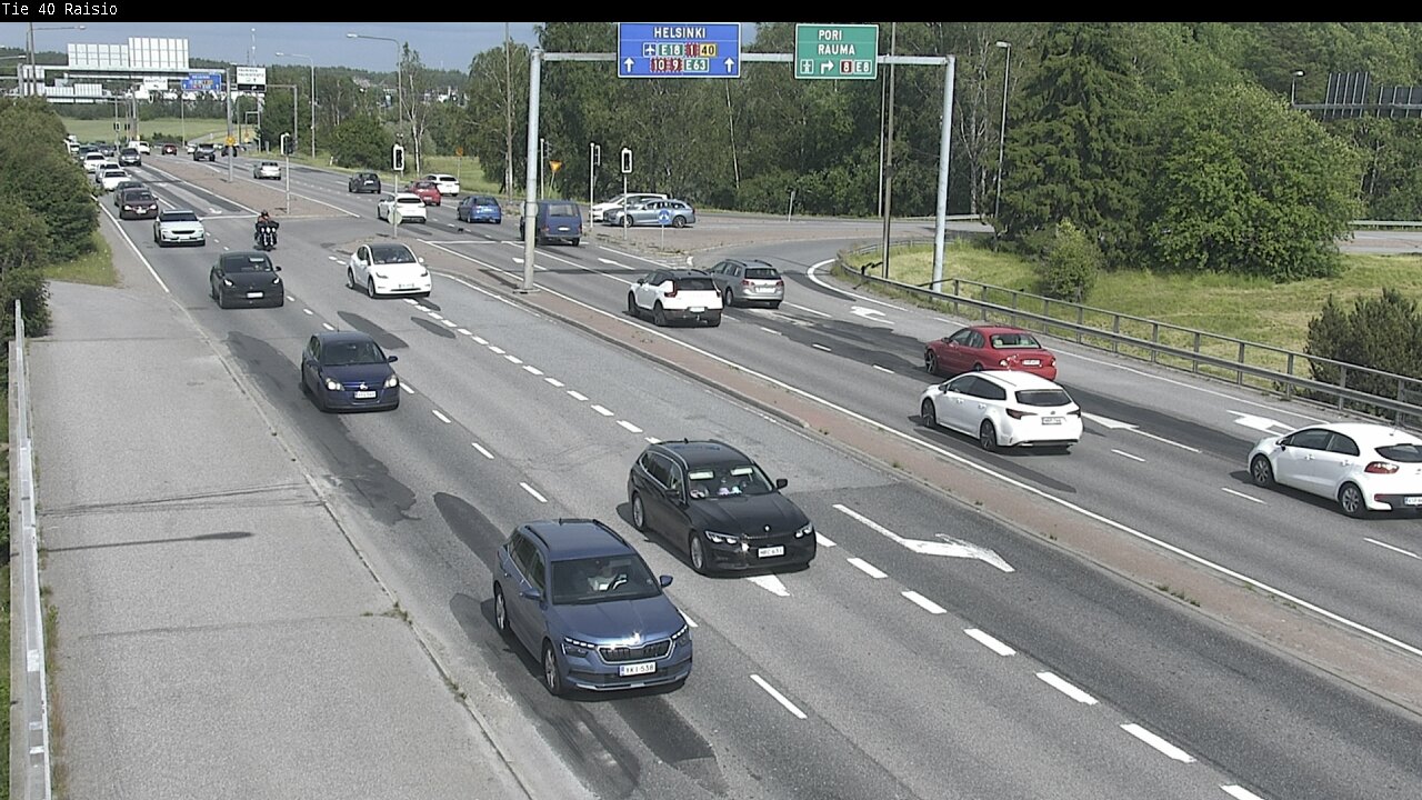 Weather Camera Image Road 40 Raisio, Raisio, Varsinais-Suomi