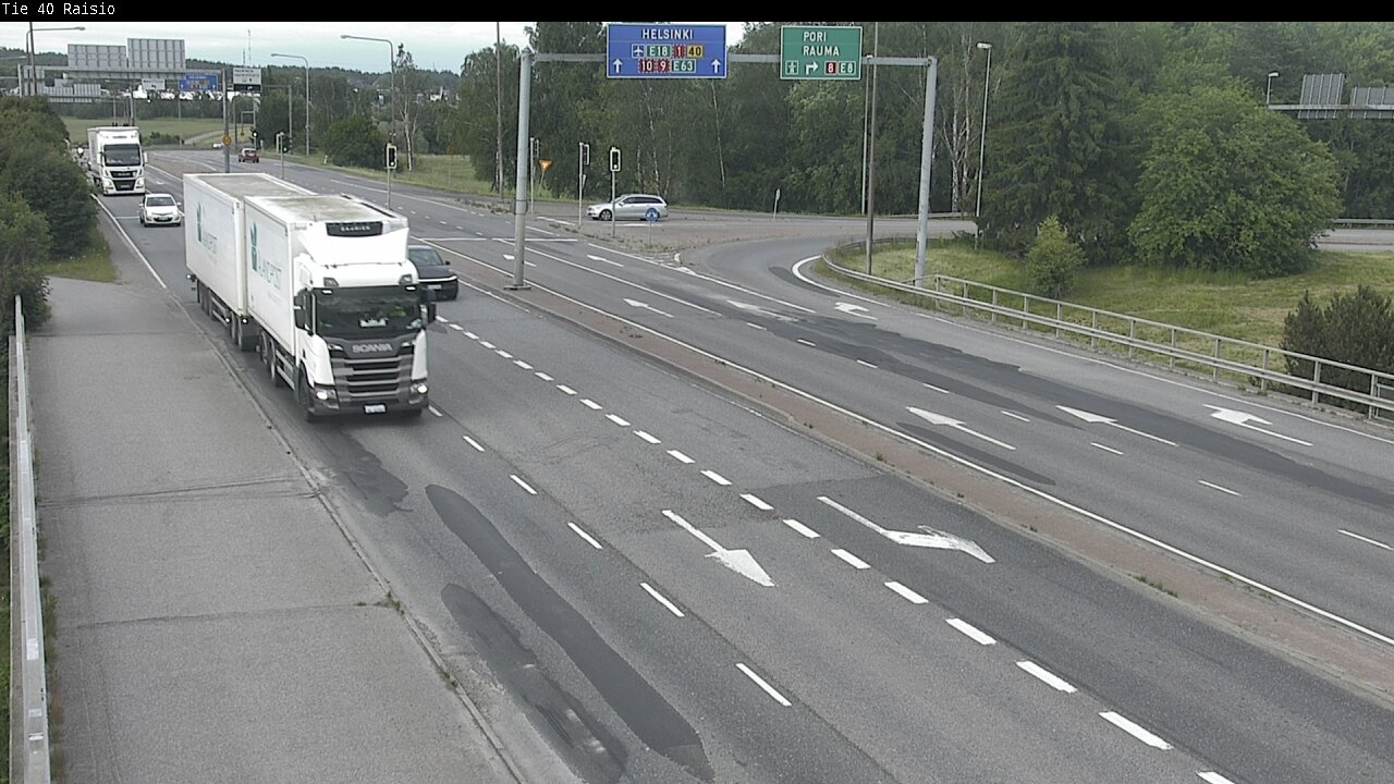 Weather Camera Image Road 40 Raisio, Raisio, Varsinais-Suomi