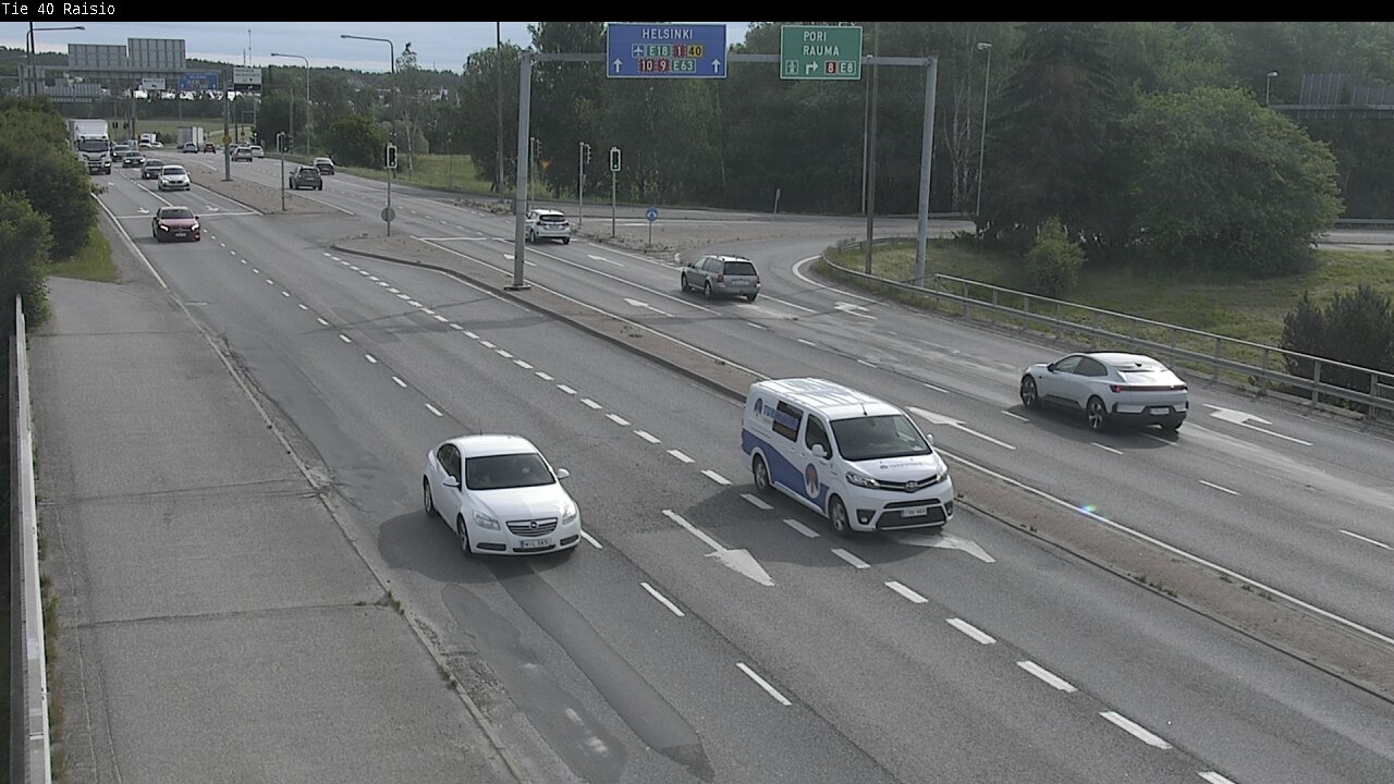 Weather Camera Image Väg 40 Reso, Raisio, Varsinais-Suomi