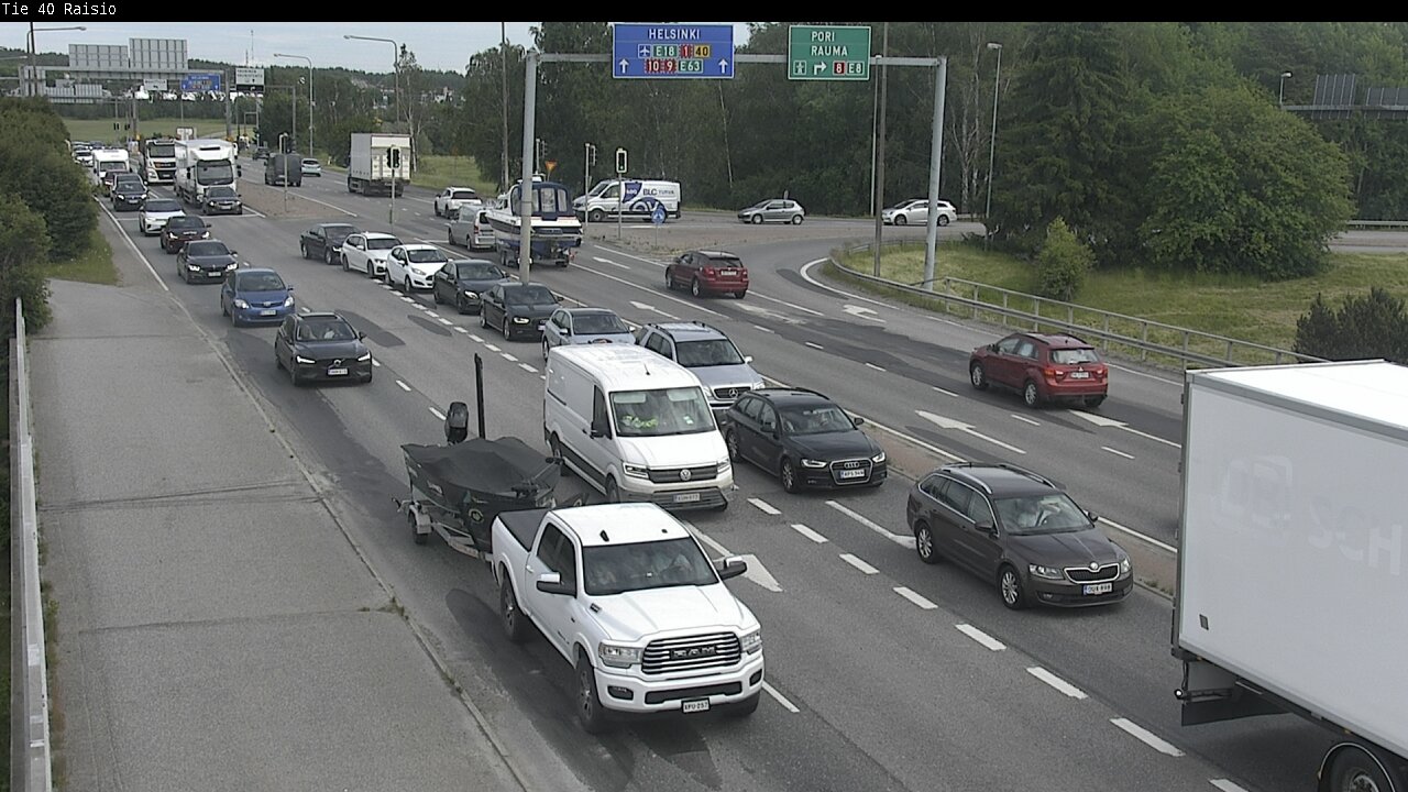 Weather Camera Image Road 40 Raisio, Raisio, Varsinais-Suomi