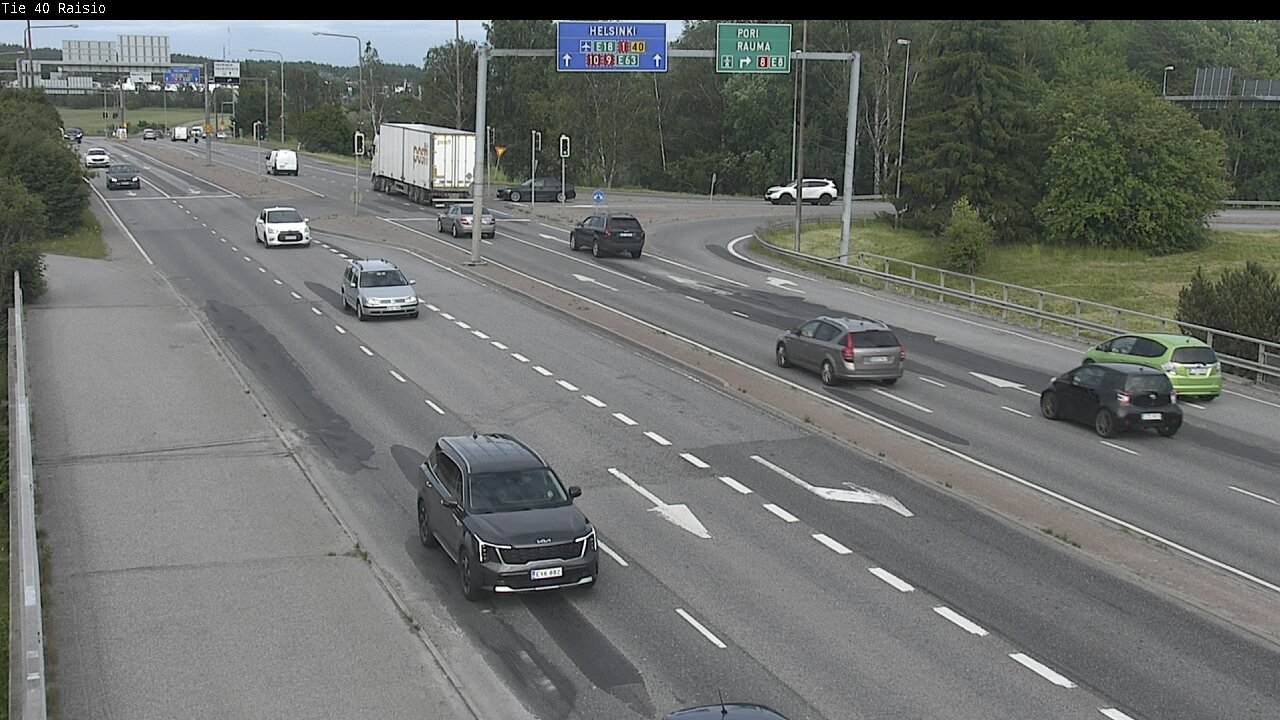 Weather Camera Image Road 40 Raisio, Raisio, Varsinais-Suomi