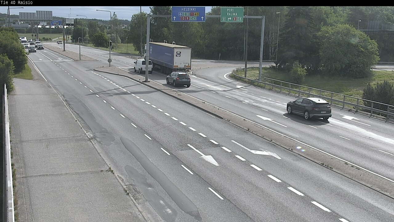 Weather Camera Image Väg 40 Reso, Raisio, Varsinais-Suomi