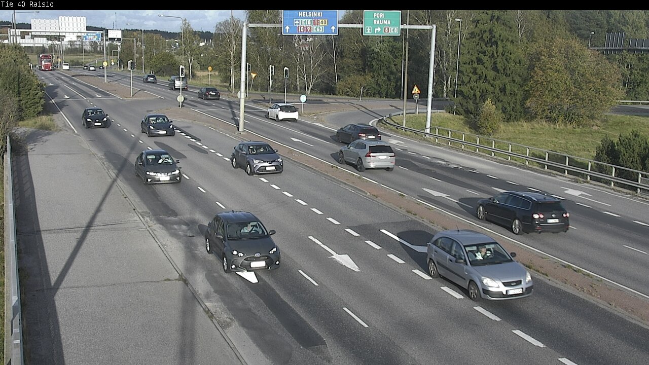 Weather Camera Image Väg 40 Reso, Raisio, Varsinais-Suomi