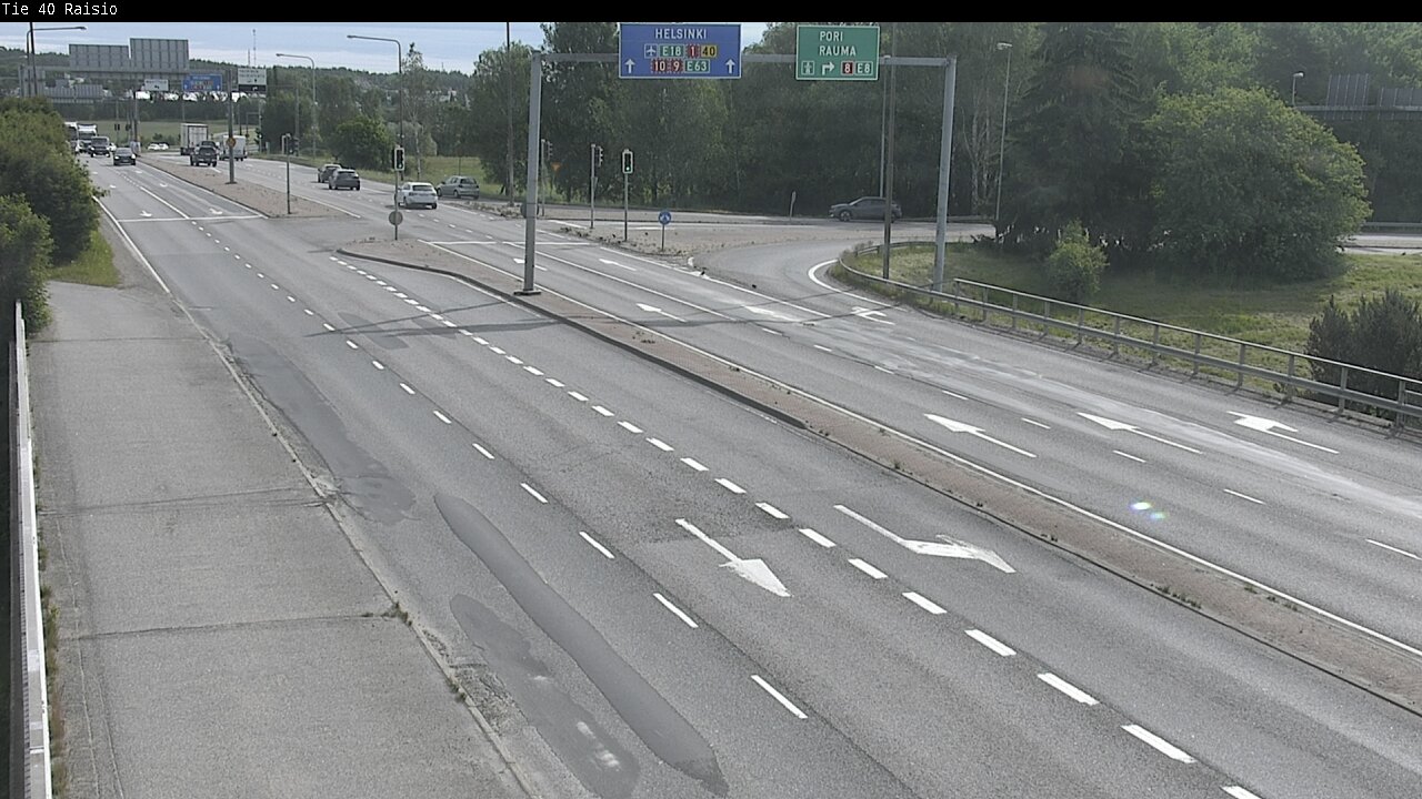 Weather Camera Image Väg 40 Reso, Raisio, Varsinais-Suomi
