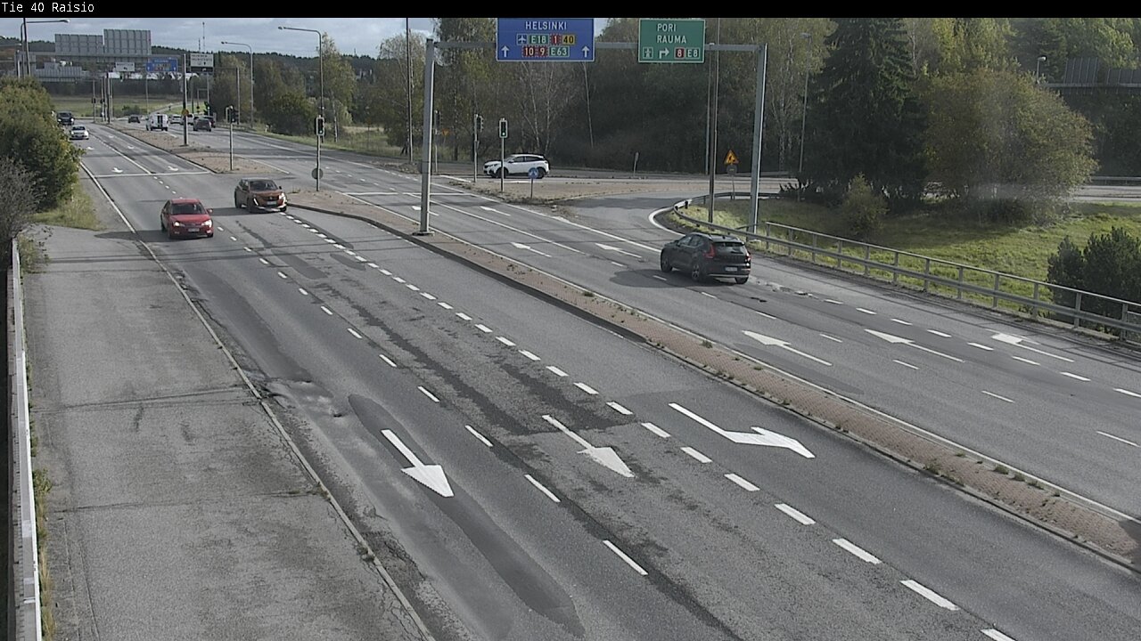 Weather Camera Image Road 40 Raisio, Raisio, Varsinais-Suomi