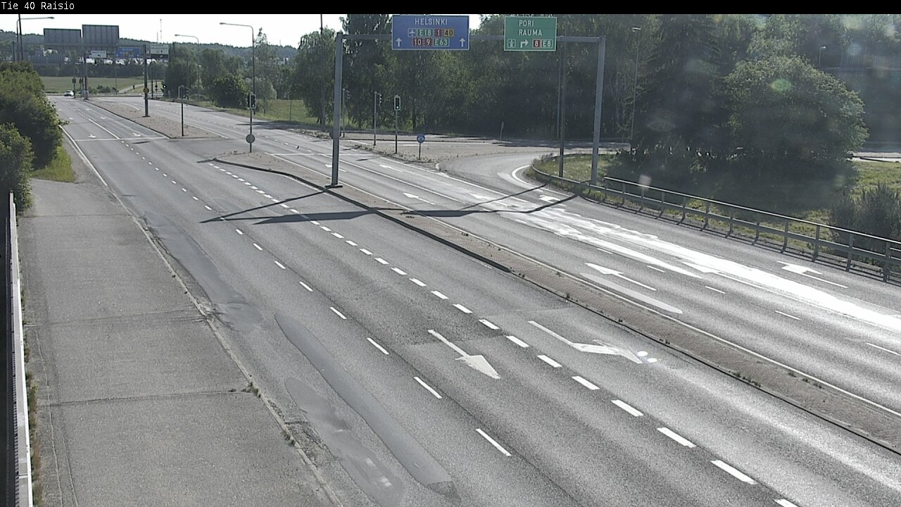 Weather Camera Image Road 40 Raisio, Raisio, Varsinais-Suomi