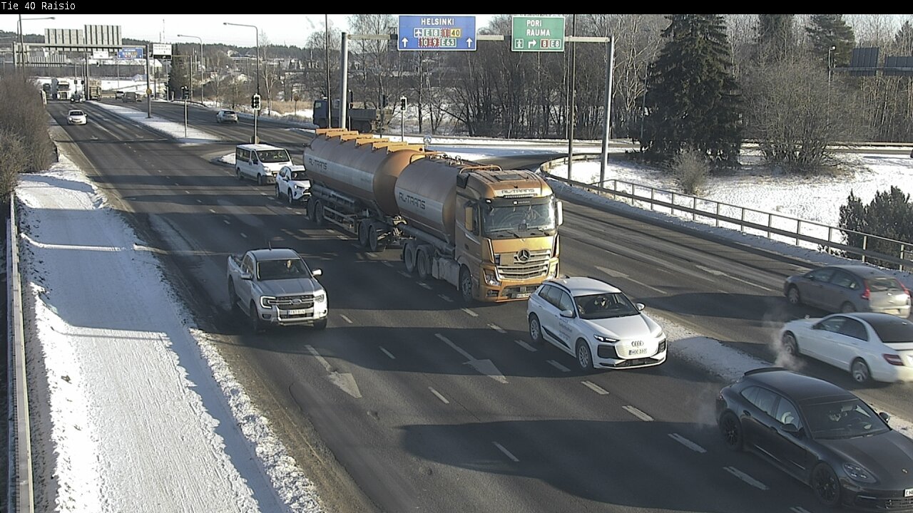 Weather Camera Image Road 40 Raisio, Raisio, Varsinais-Suomi
