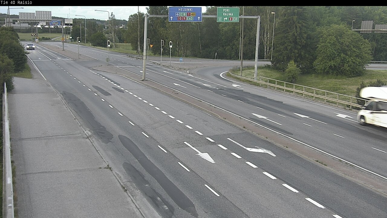 Weather Camera Image Road 40 Raisio, Raisio, Varsinais-Suomi