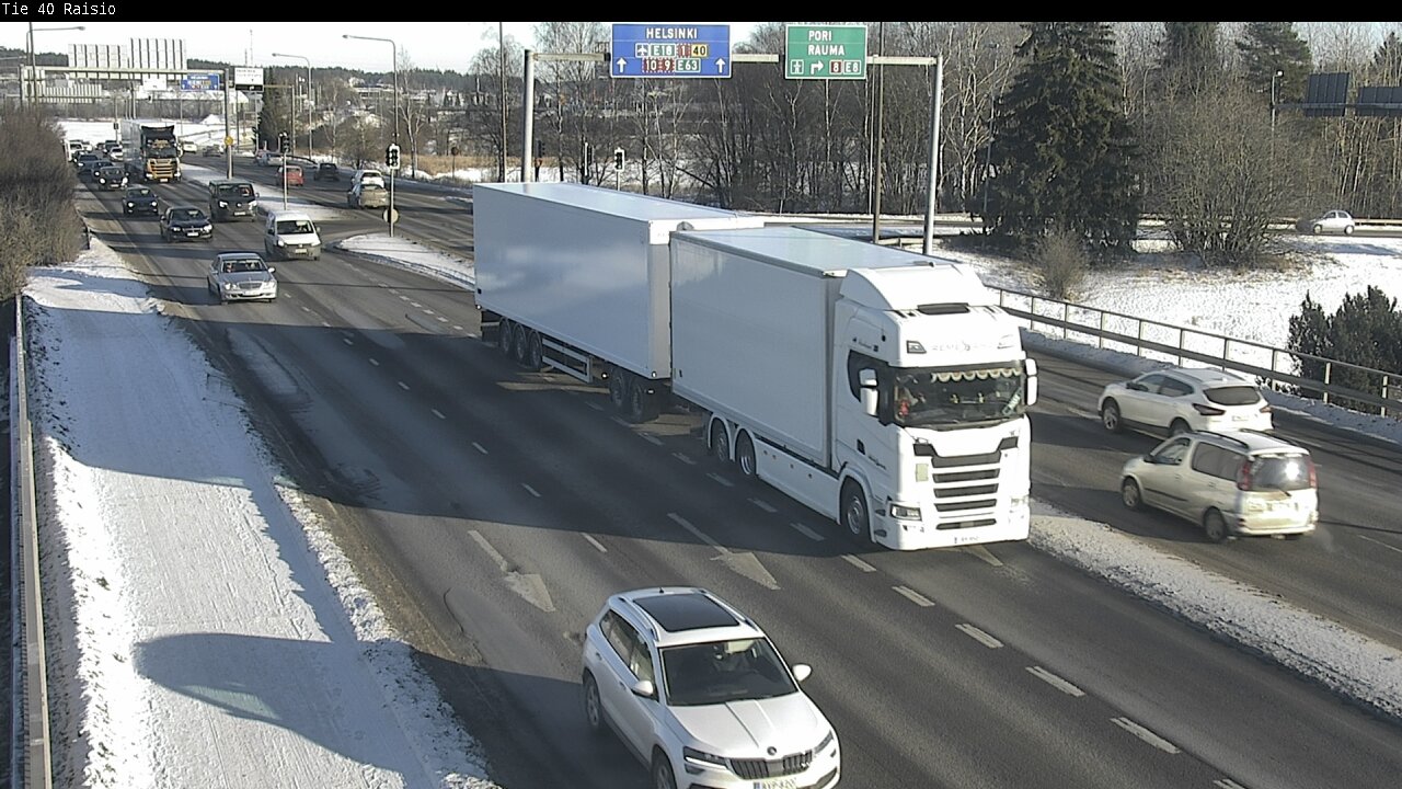 Weather Camera Image Road 40 Raisio, Raisio, Varsinais-Suomi