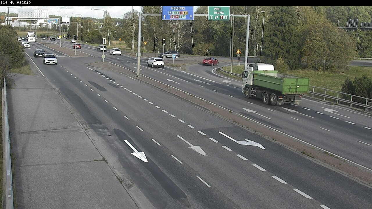 Weather Camera Image Väg 40 Reso, Raisio, Varsinais-Suomi