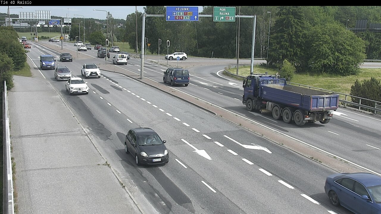 Weather Camera Image Road 40 Raisio, Raisio, Varsinais-Suomi