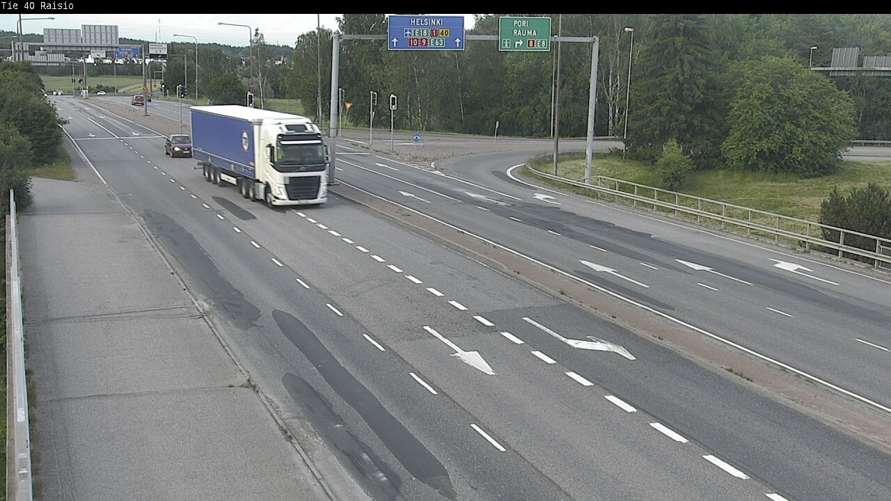 Weather Camera Image Road 40 Raisio, Raisio, Varsinais-Suomi