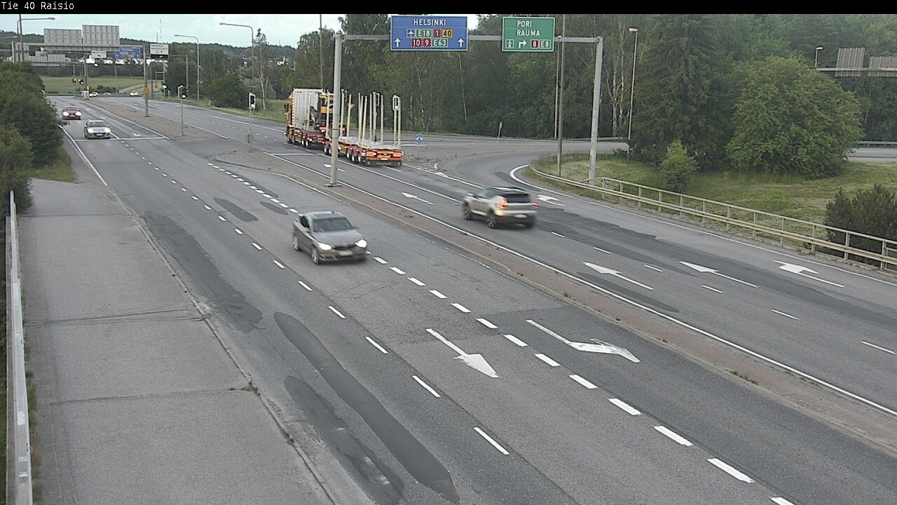 Weather Camera Image Road 40 Raisio, Raisio, Varsinais-Suomi