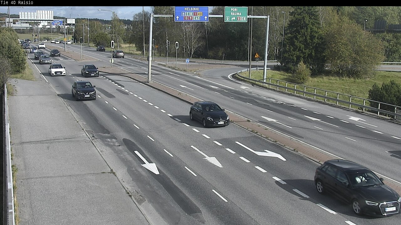Weather Camera Image Väg 40 Reso, Raisio, Varsinais-Suomi