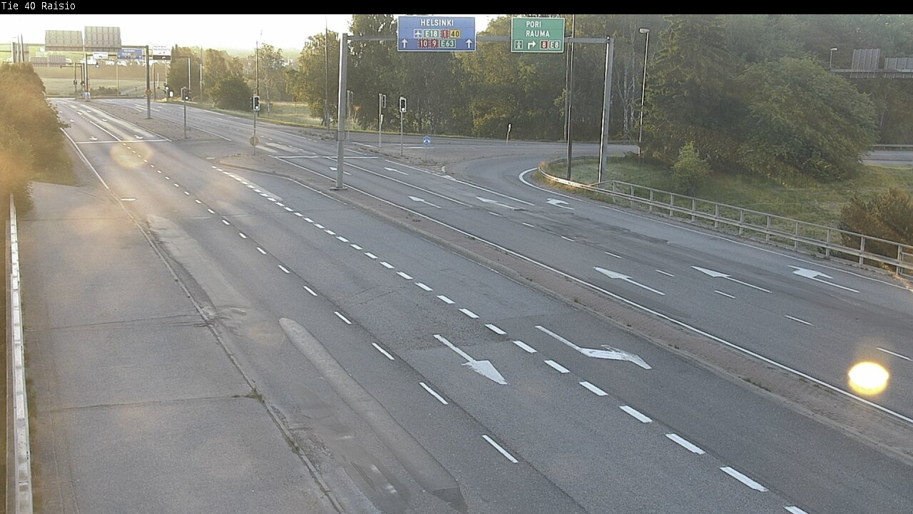 Weather Camera Image Road 40 Raisio, Raisio, Varsinais-Suomi