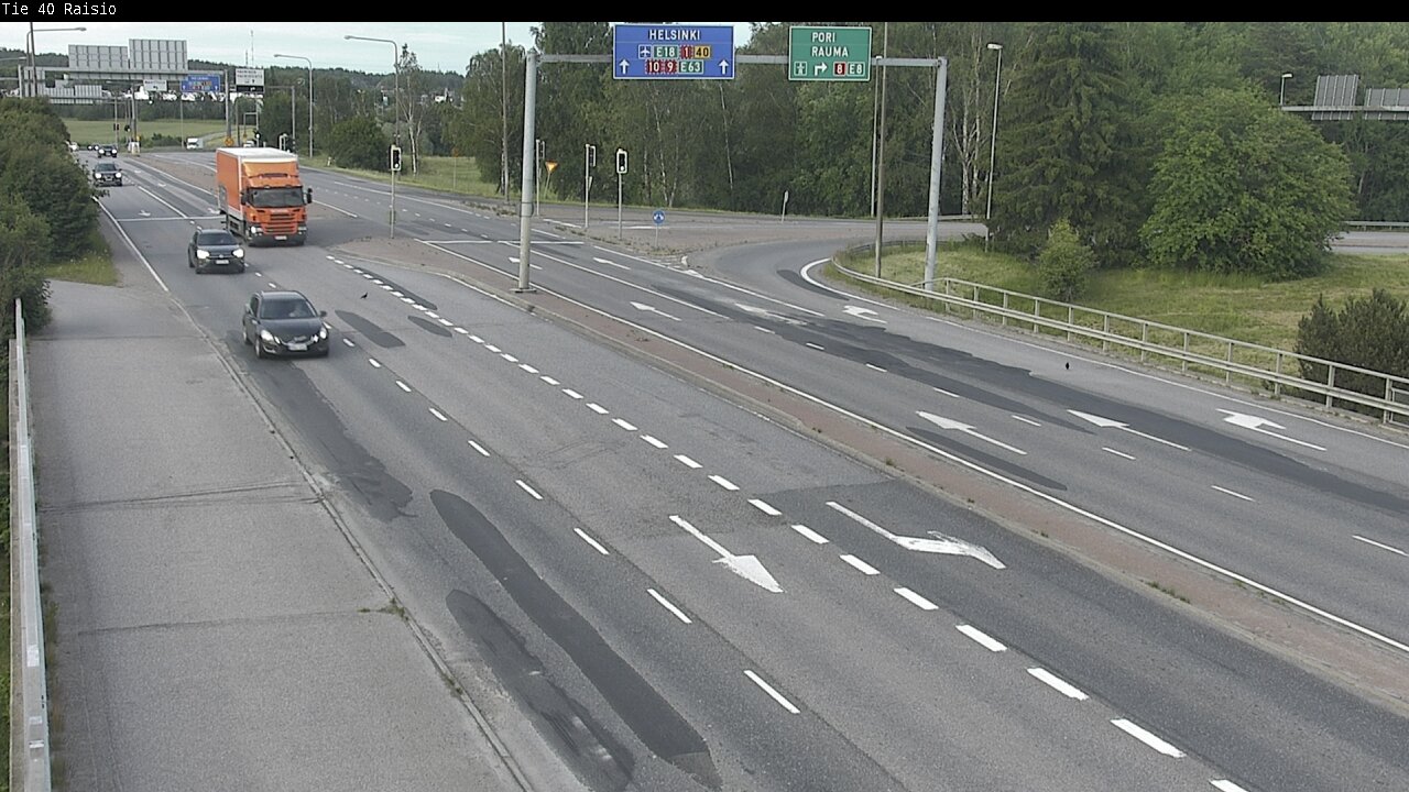 Weather Camera Image Road 40 Raisio, Raisio, Varsinais-Suomi