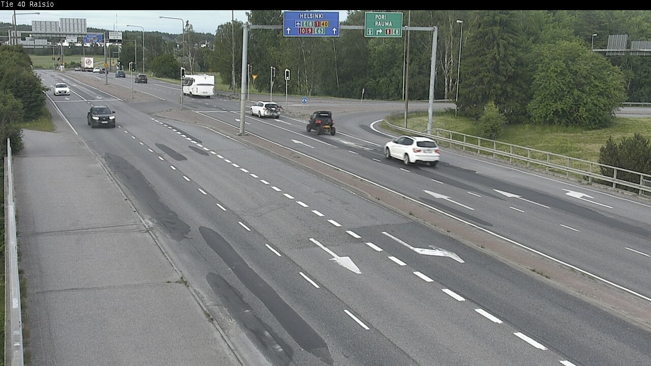 Weather Camera Image Road 40 Raisio, Raisio, Varsinais-Suomi