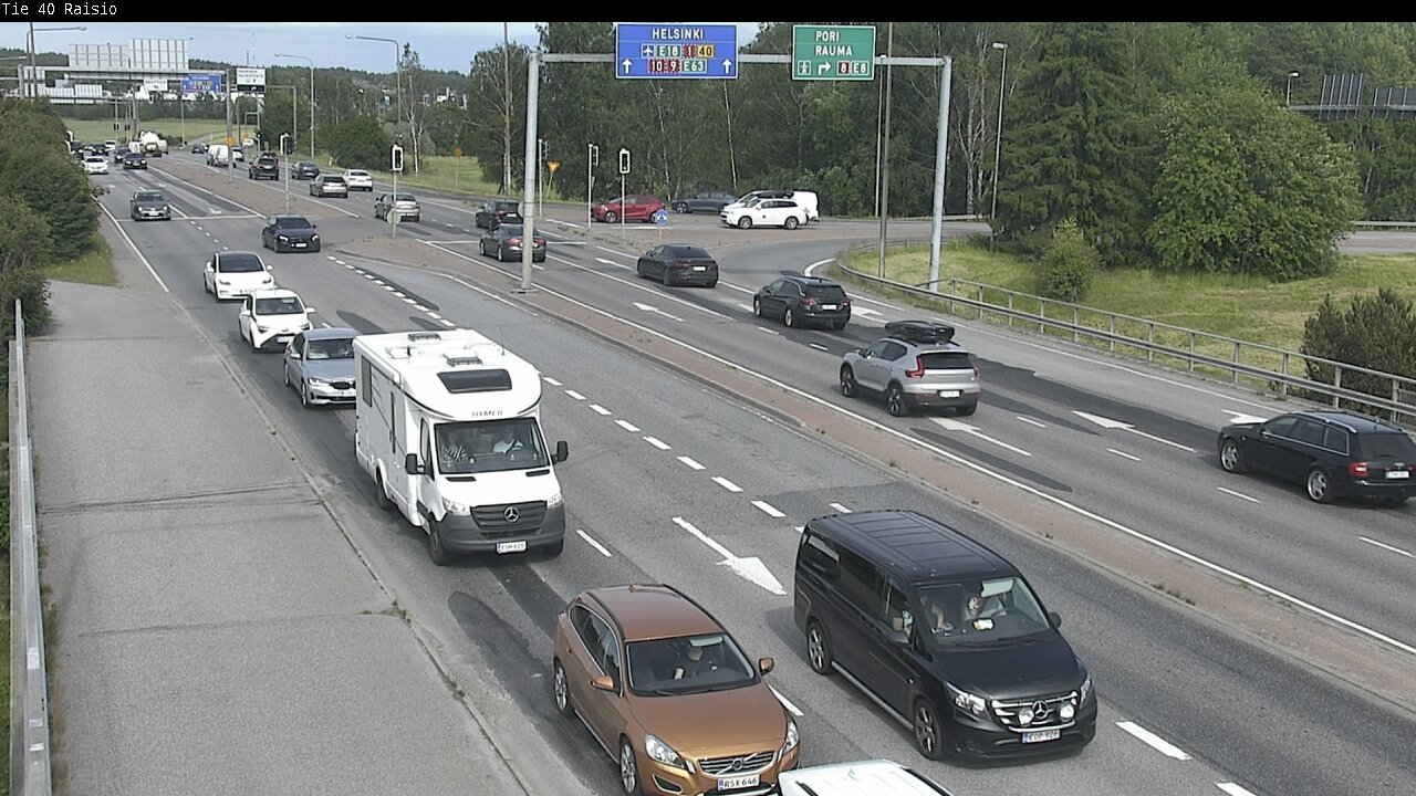 Weather Camera Image Road 40 Raisio, Raisio, Varsinais-Suomi