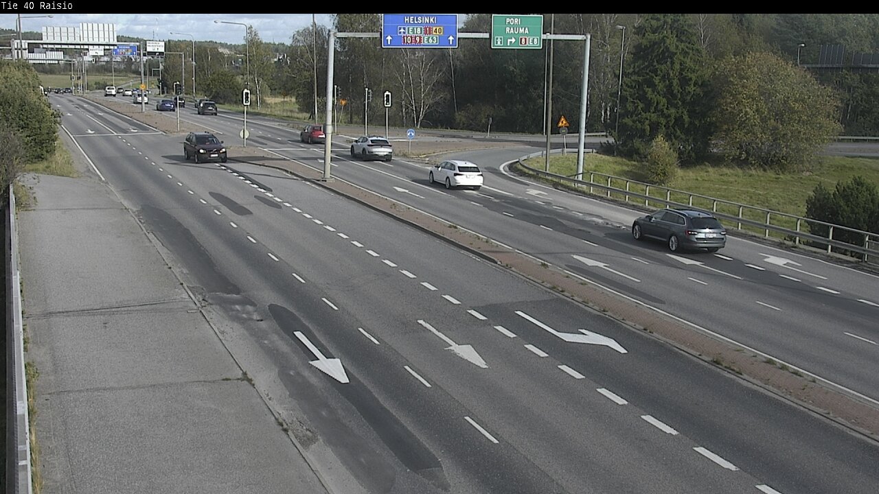 Weather Camera Image Väg 40 Reso, Raisio, Varsinais-Suomi