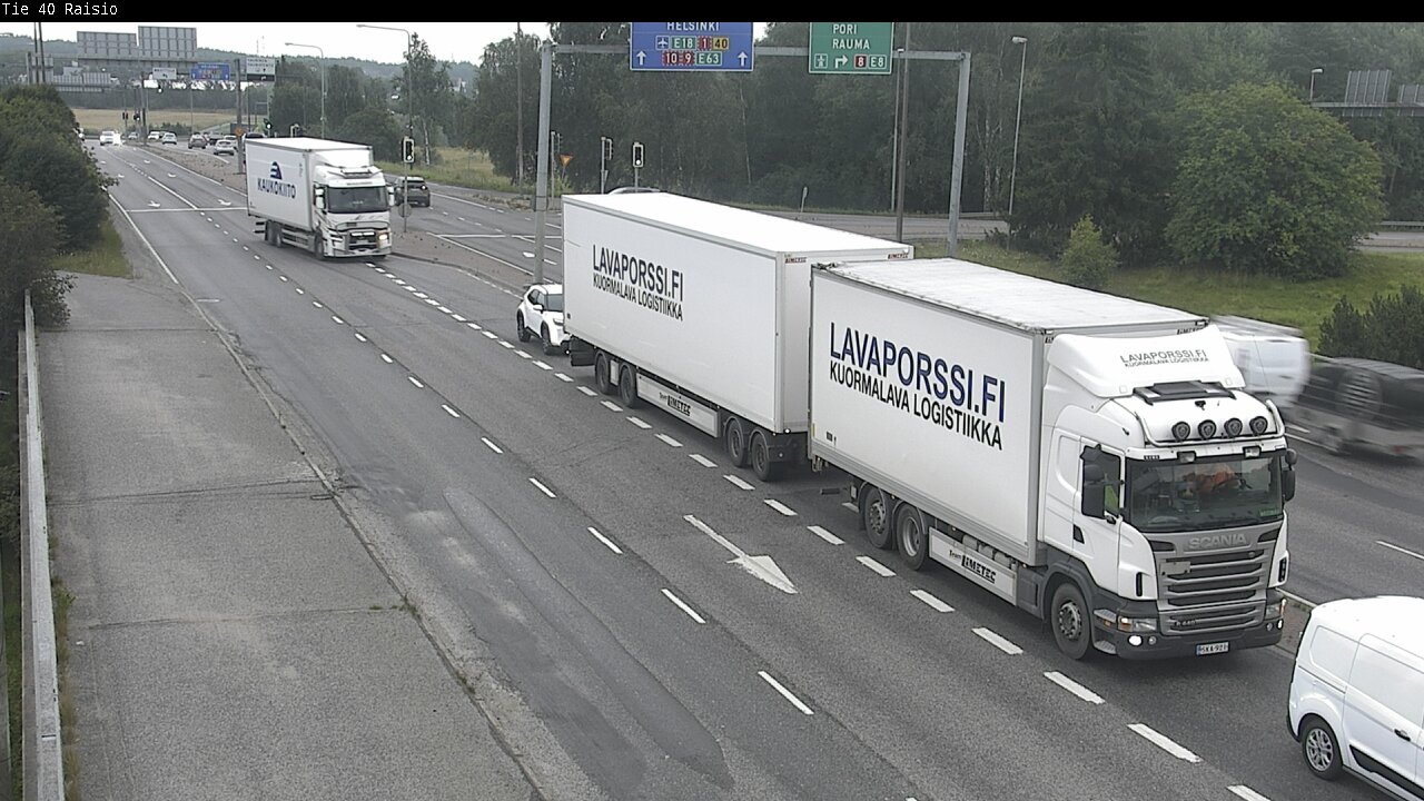 Weather Camera Image Väg 40 Reso, Raisio, Varsinais-Suomi