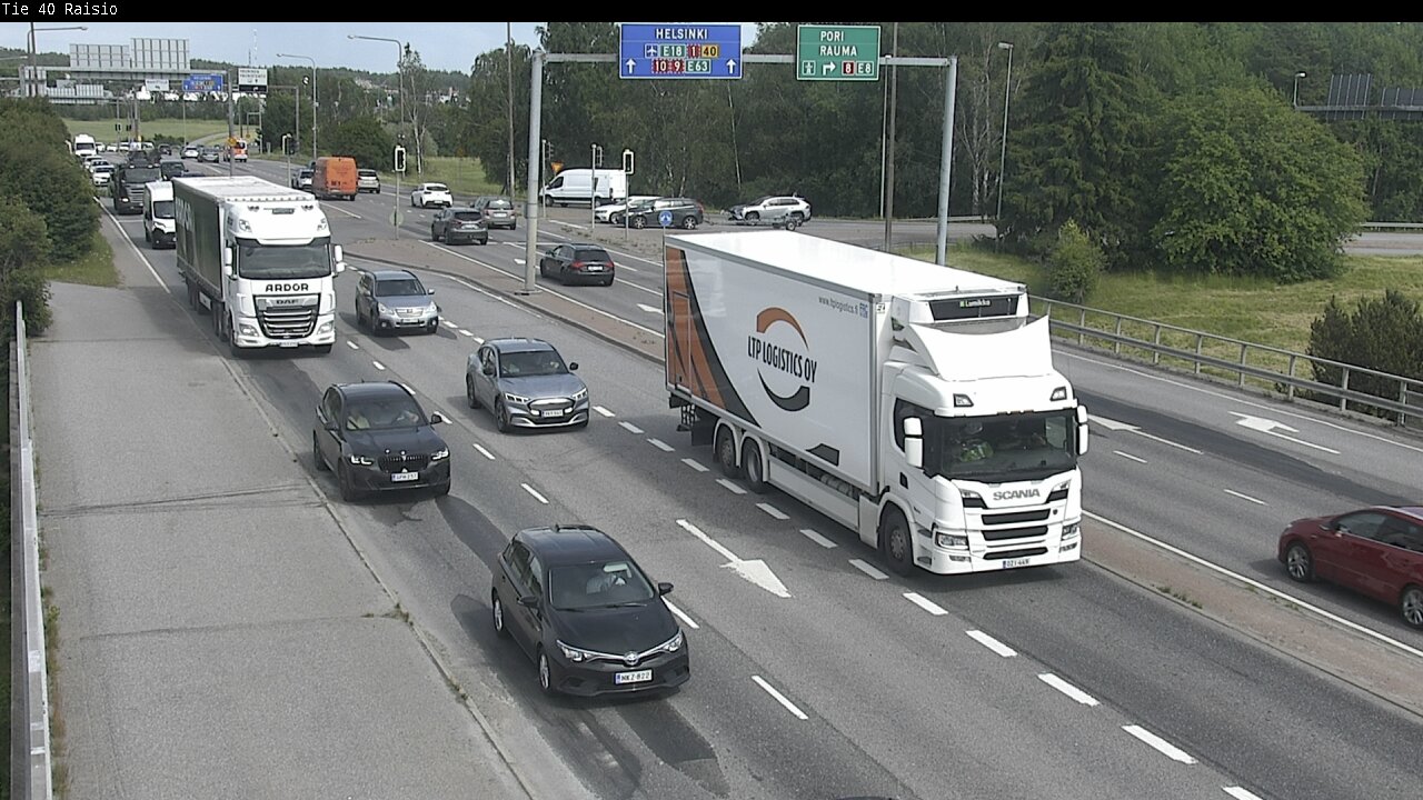 Weather Camera Image Road 40 Raisio, Raisio, Varsinais-Suomi