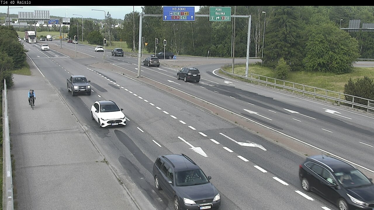 Weather Camera Image Road 40 Raisio, Raisio, Varsinais-Suomi
