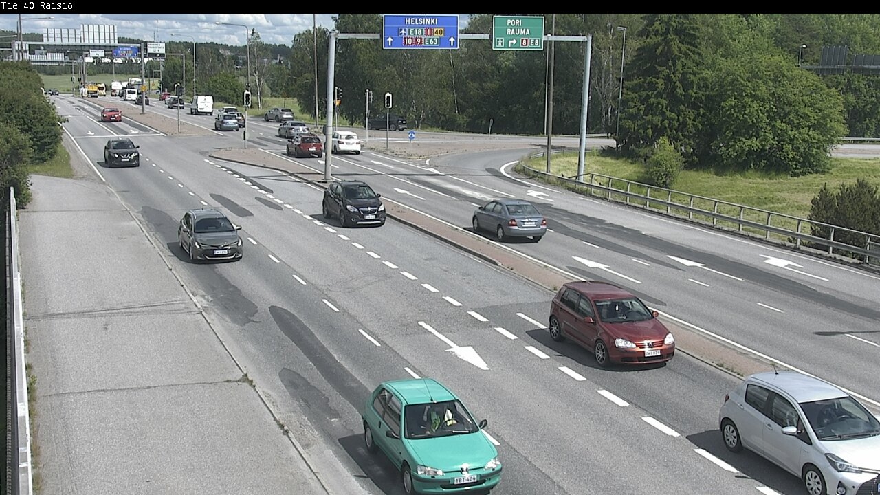 Kelikamerat Kuva Tie 40 Raisio, Raisio, Varsinais-Suomi