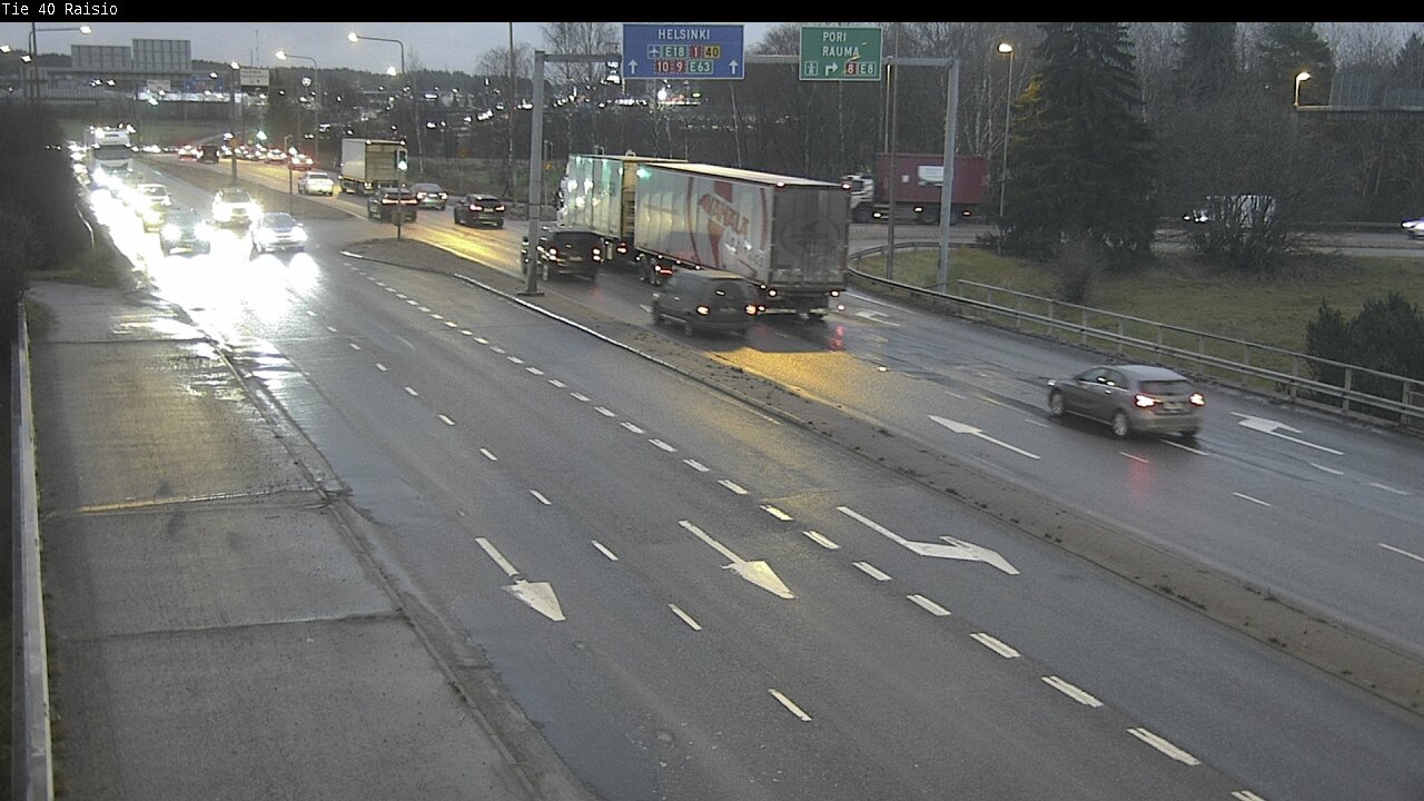Weather Camera Image Väg 40 Reso, Raisio, Varsinais-Suomi