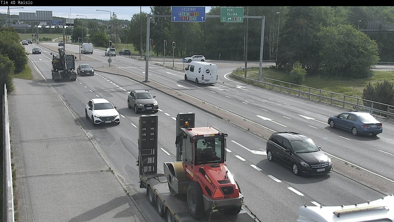 Weather Camera Image Väg 40 Reso, Raisio, Varsinais-Suomi