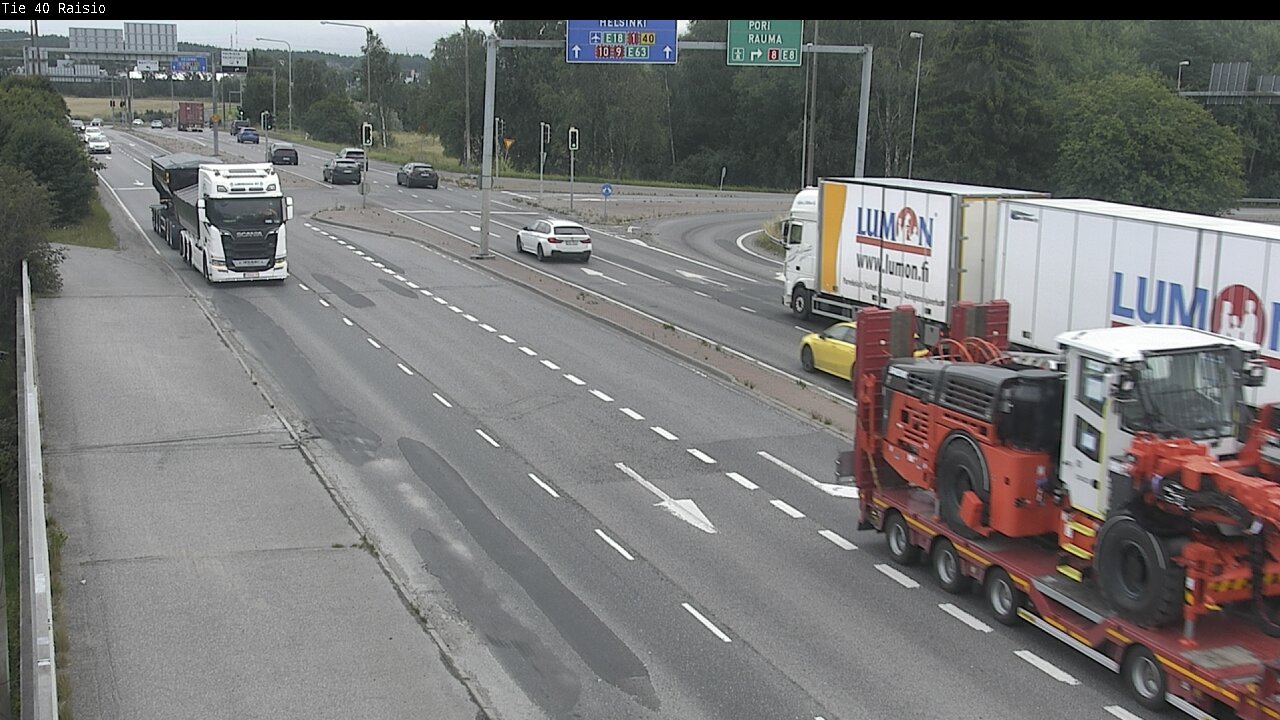 Weather Camera Image Väg 40 Reso, Raisio, Varsinais-Suomi