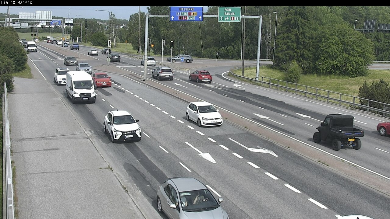 Weather Camera Image Road 40 Raisio, Raisio, Varsinais-Suomi