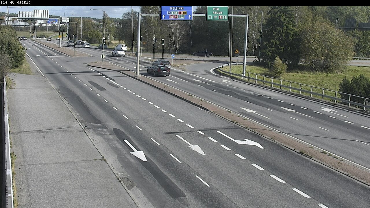 Weather Camera Image Väg 40 Reso, Raisio, Varsinais-Suomi