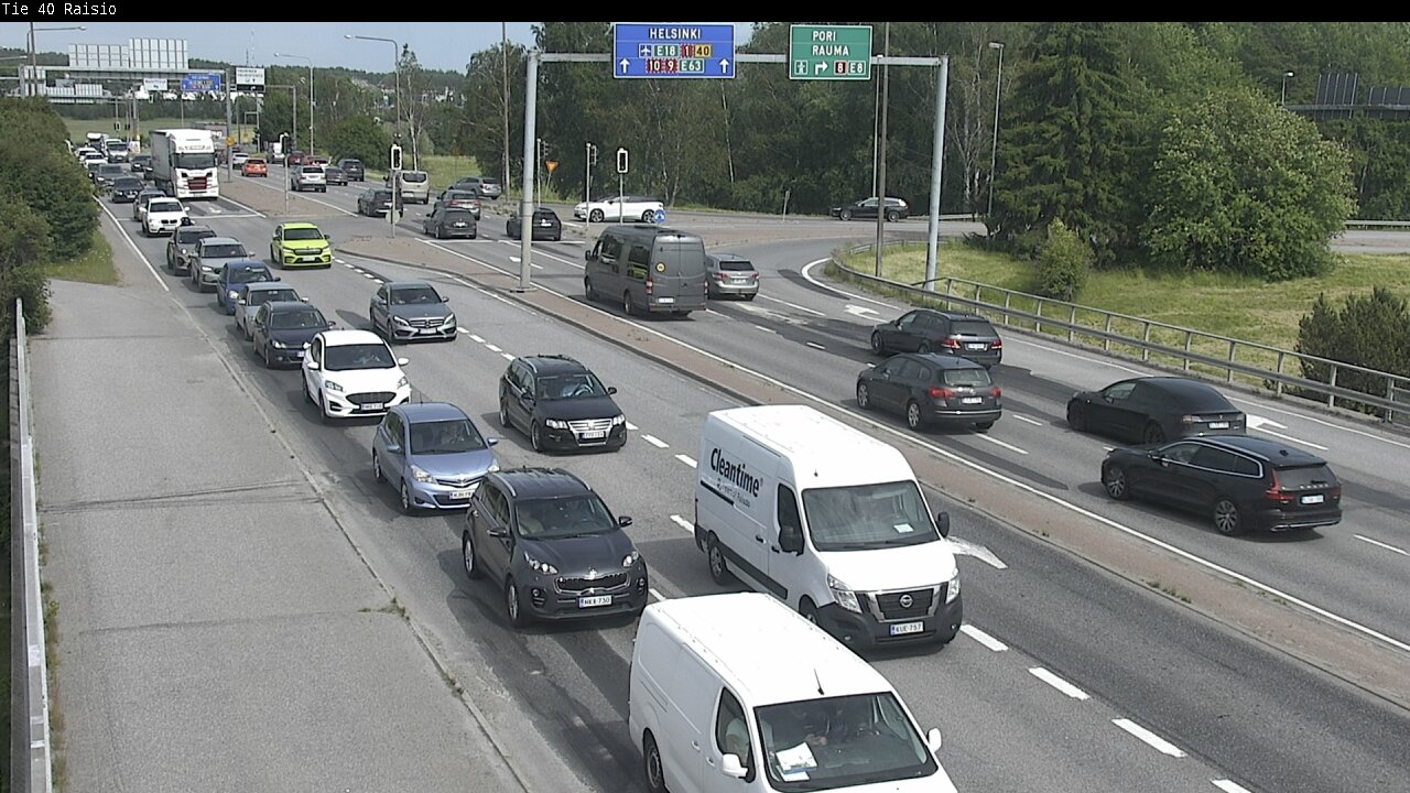 Weather Camera Image Road 40 Raisio, Raisio, Varsinais-Suomi