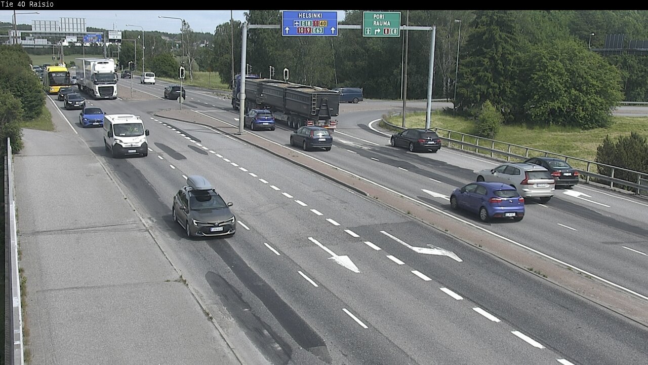 Weather Camera Image Road 40 Raisio, Raisio, Varsinais-Suomi