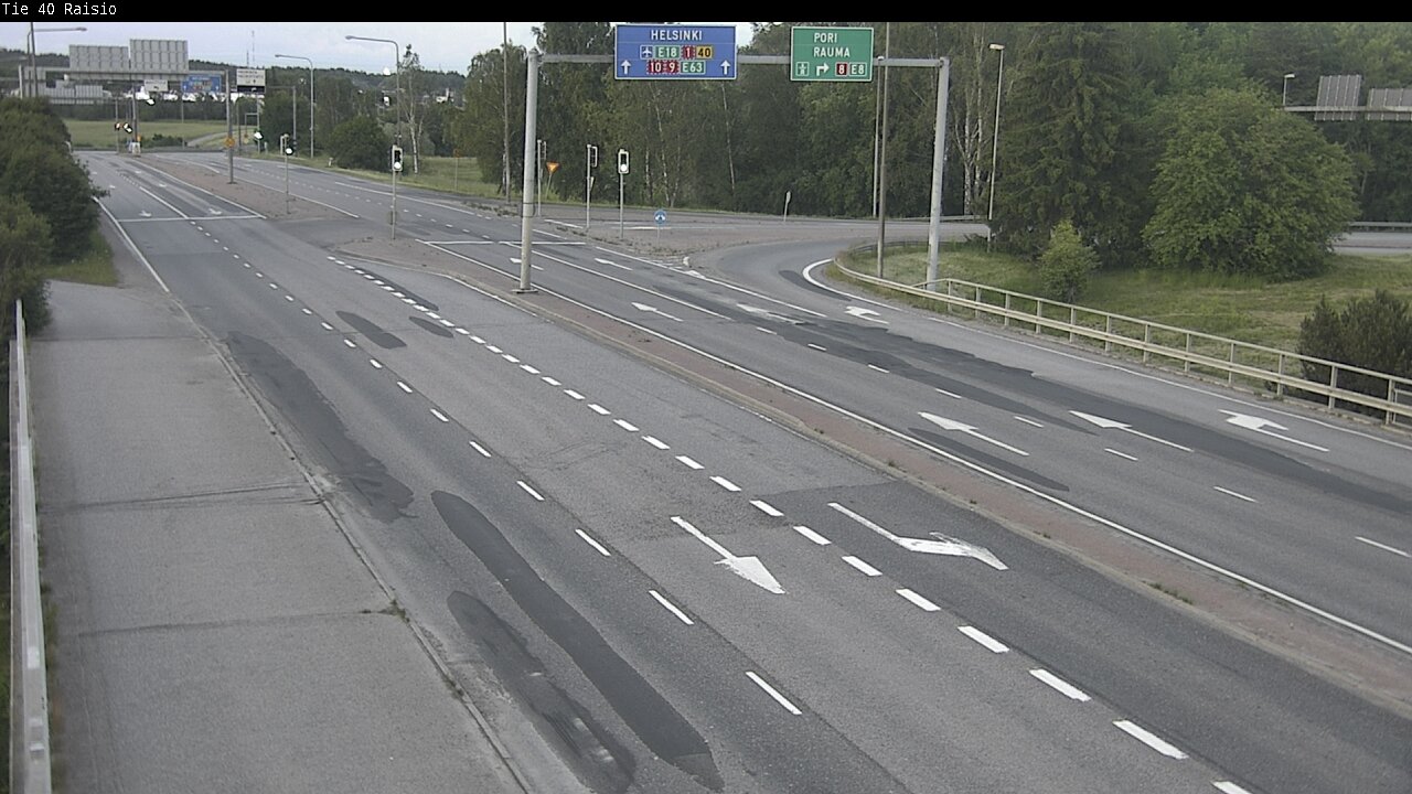 Weather Camera Image Road 40 Raisio, Raisio, Varsinais-Suomi