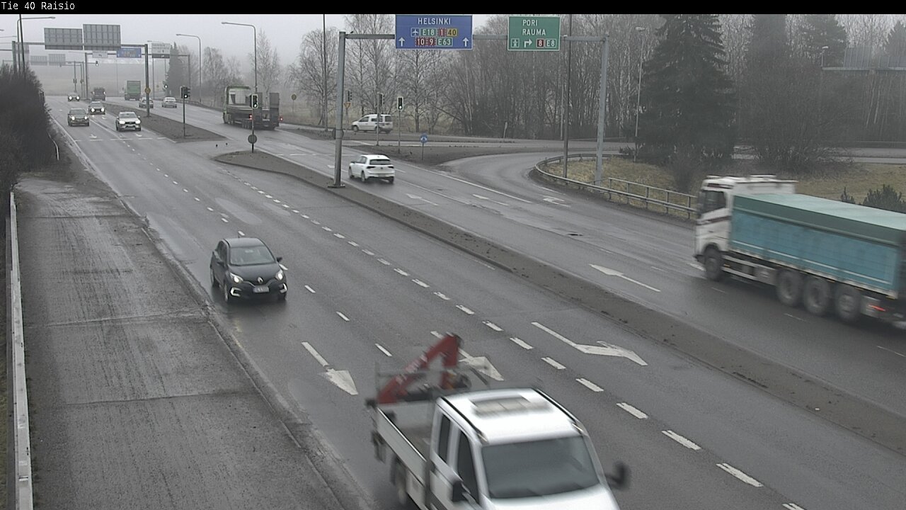 Weather Camera Image Road 40 Raisio, Raisio, Varsinais-Suomi