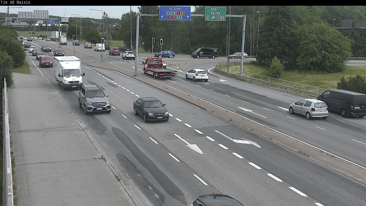 Weather Camera Image Road 40 Raisio, Raisio, Varsinais-Suomi