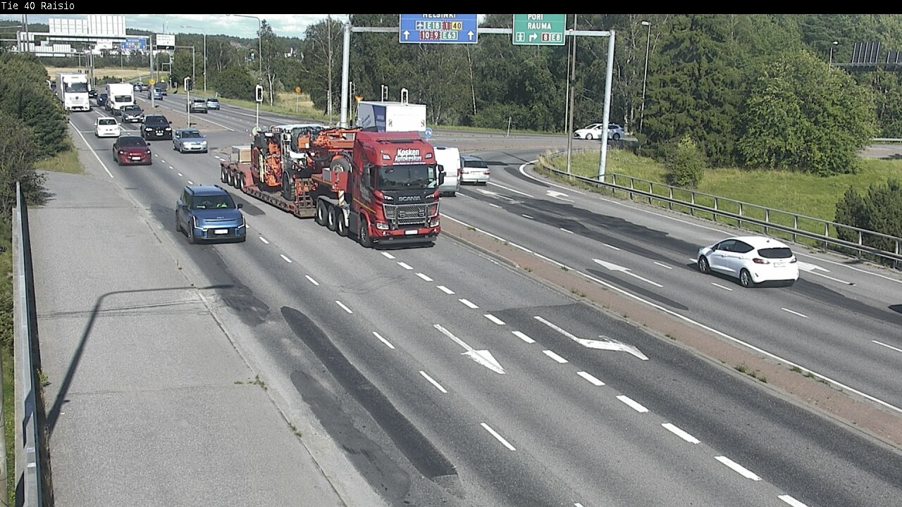 Kelikamerat Kuva Tie 40 Raisio, Raisio, Varsinais-Suomi