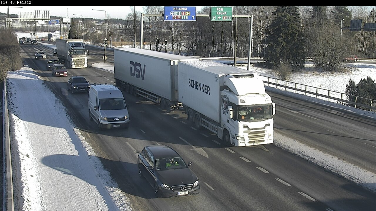 Weather Camera Image Road 40 Raisio, Raisio, Varsinais-Suomi