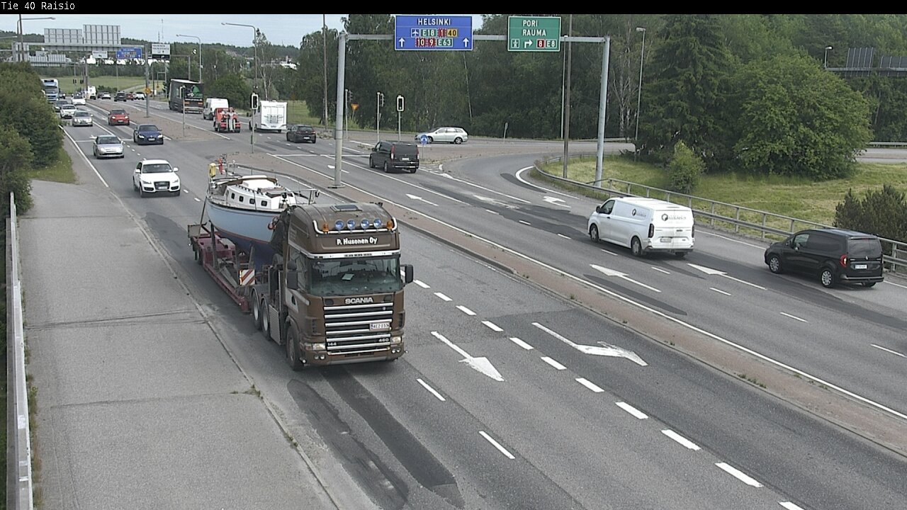 Weather Camera Image Road 40 Raisio, Raisio, Varsinais-Suomi