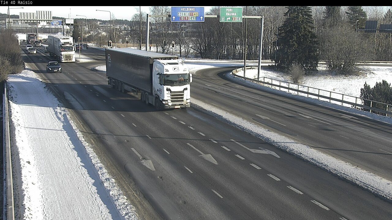 Weather Camera Image Road 40 Raisio, Raisio, Varsinais-Suomi