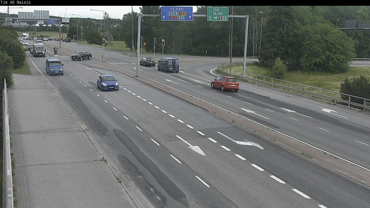 Weather Camera Image Road 40 Raisio, Raisio, Varsinais-Suomi