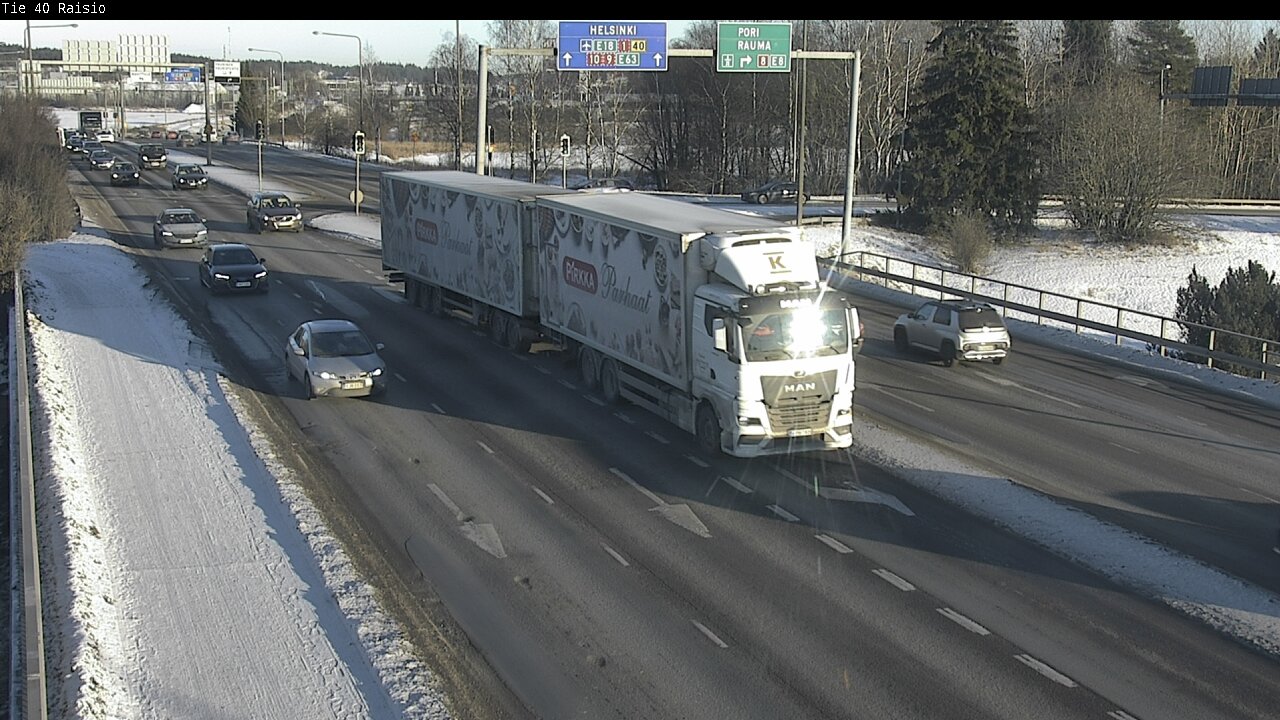 Weather Camera Image Road 40 Raisio, Raisio, Varsinais-Suomi