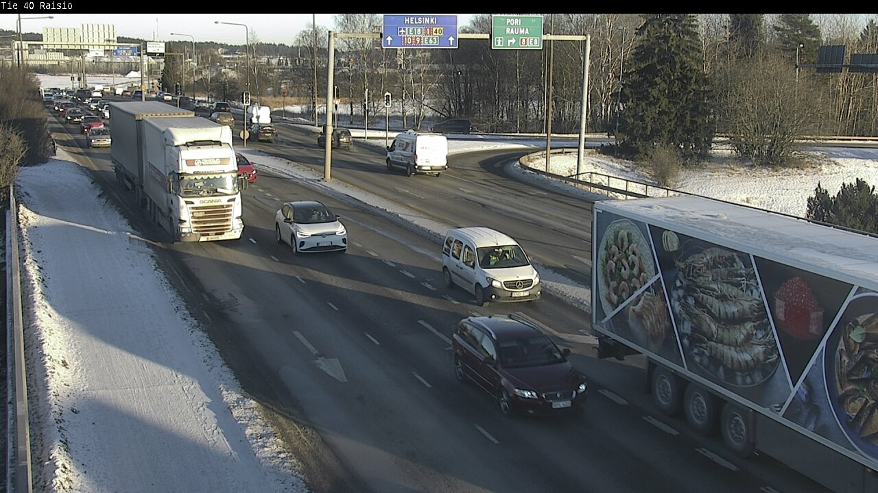 Weather Camera Image Road 40 Raisio, Raisio, Varsinais-Suomi